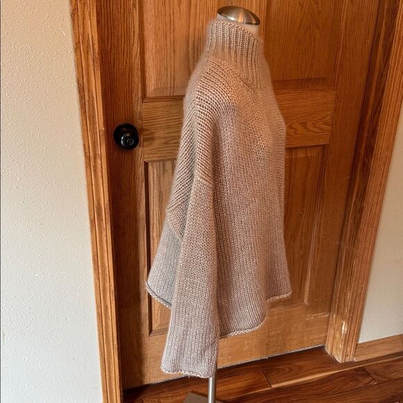 THE FISHER PROJECT EILEEN FISHER Silk, Mohair, Cashmere Blend Mock Neck Sweater - Picture 11 of 12